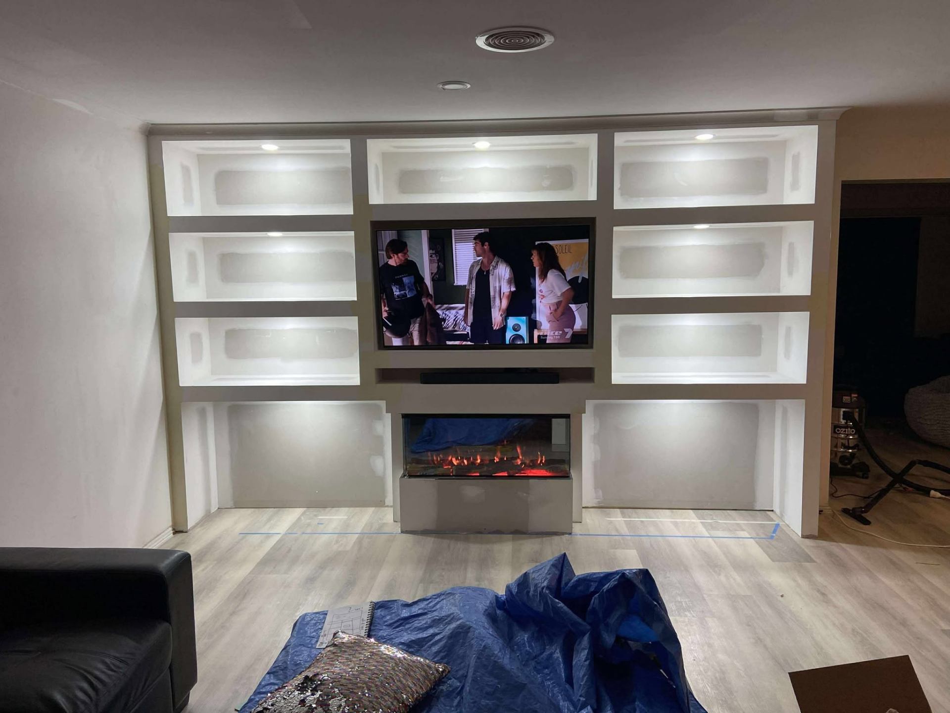 Built-in Media Wall